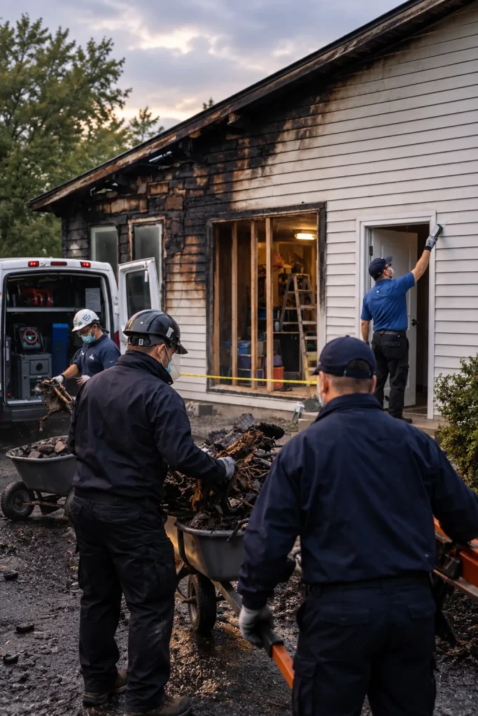 Fire and Smoke Damage Cleanup